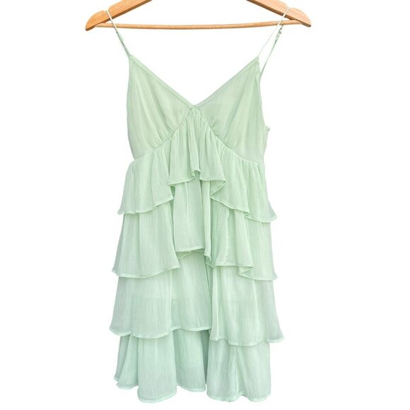 Abercrombie & Fitch Tops - Abercrombie & Fitch Babydoll Top Size XS Y2K Ruffle Tiered Cottagecore Fairycore